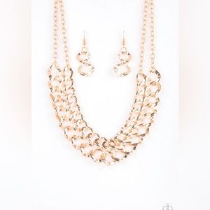 Street Meet & Greet Gold Necklace